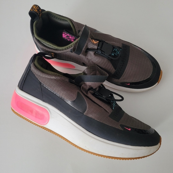 Nike Air Max Dia Winter Cargo Khaki pink size 8. - Picture 1 of 10